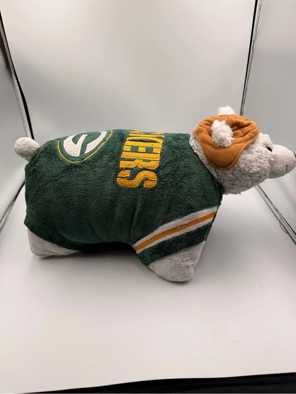 My Pillow Pets Green Bay Packers NFL Pro Football Iconic Plush Bear Large 18”